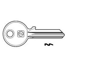 chiavi per cilindri corbin 5 spine piccole cb85 - cb85 dx cod:ferx.fer187770
