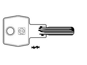 chiavi punzonate per cilindri corbin 6+7 spine cb98 - cb98 cod:ferx.fer188197