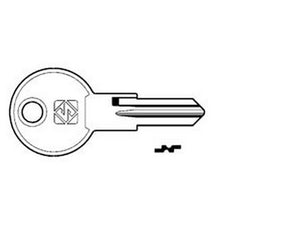 chiavi per cilindri evergood 5 spine piccole ed2 - ed2 dx cod:ferx.fer190831