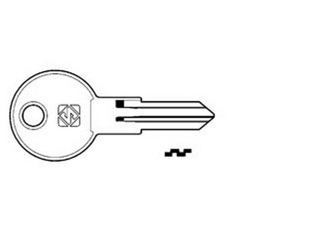 chiavi per cilindri evergood 5 spine piccole ed4 - ed4 dx cod:ferx.fer190848