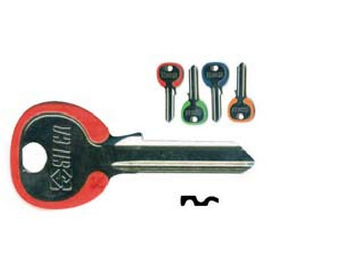 chiavi cilindri 4 spine grandi cs204asl dx slim fluo colori assortiti cod:ferx.fer191289