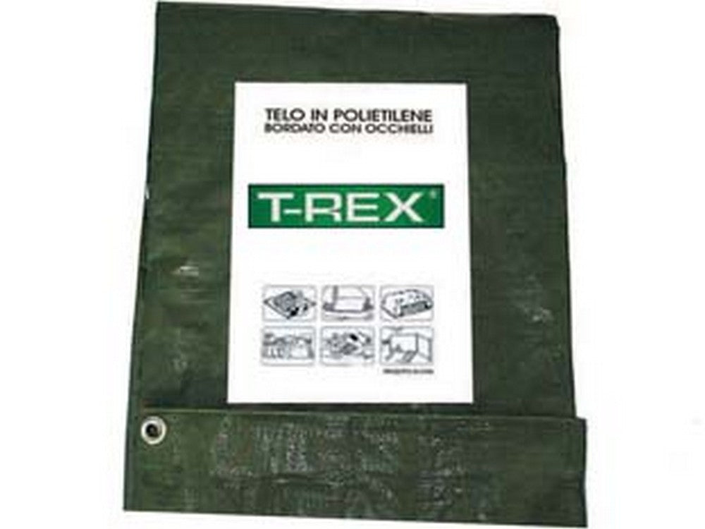 telo occhiellato bordato con angoli rinforzati 150 gr. medio - mt.6x10 - gr.150 al mq. - colore verde/blu cod:ferx.fer193825