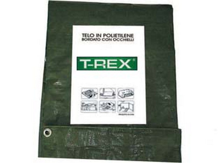 telo occhiellato bordato con angoli rinforzati 150 gr. medio - mt.4x7 - gr.150 al mq. - colore verde/blu cod:ferx.fer193801