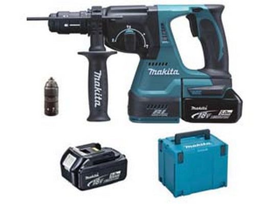 tassellatore 3 funzioni sds-plus 2 batterie litio 18v (dhr243rtj) - 2 batterie ?li-ion? da 5,0 ah cod:ferx.fer196352