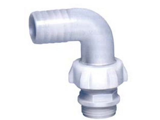 raccordo in nylon curvo portagomma a 3 pezzi per pompe - m 3/4" x ø mm.20 cod:ferx.fer197328