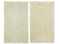 zerbino rettangolare treccia in paglia - cm.45x75 spessore mm.15 cod:ferx.fer199513