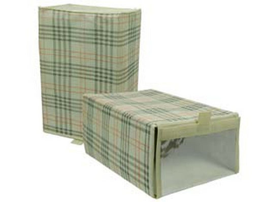 scatola per scarpe con finestrella in tnt - cm.35x23x16h.  cod:ferx.fer199582