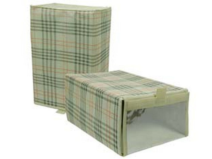 scatola per scarpe con finestrella in tnt - cm.35x23x16h.  cod:ferx.fer199582