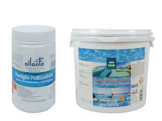 pastiglie polifunzione (cloro, flocculante, antialghe) - kg.5 in secchio (pastiglie da gr.200 l'una) cod:ferx.fer302159