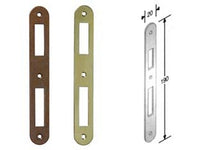 contropiastra ridotta con aletta per serratura a bussola bordo tondo - acci cod:ferx.fer204637