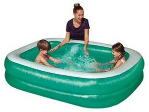 piscina "family" gonfiabile rettangolare 2 anelli +6 anni - cm.200x146x48h - peso kg.3,300 (art.54005) cod:ferx.fer205436