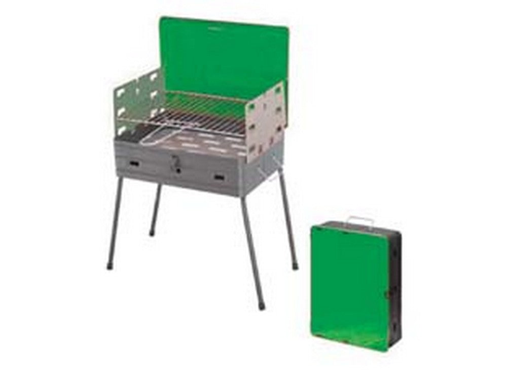 barbecue rettangolare a valigetta "scout" - bracere cm.43x21x55h. cod:ferx.fer206150