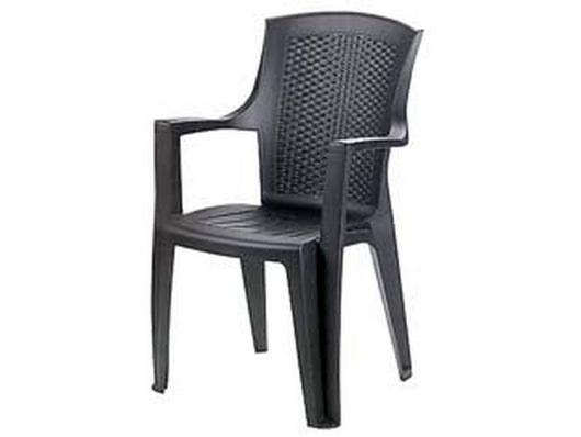 poltrona da giardino "eden" antracite - cm.60x62x89h. - peso kg.4,2 cod:ferx.fer206723