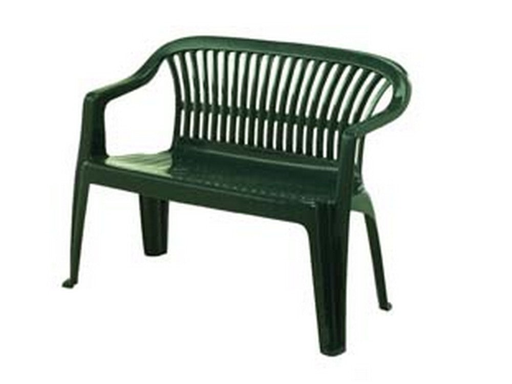 panchina da giardino "diva" verde - cm.55x114x82h. - peso kg.6,4 cod:ferx.fer206778