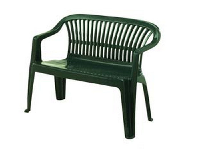 panchina da giardino "diva" verde - cm.55x114x82h. - peso kg.6,4 cod:ferx.fer206778