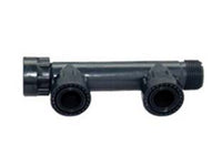 raccordi manifold pvc con oring - 2 uscite con ghiera 1" cod:ferx.fer207218