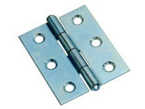 cerniere mezze larghe pesanti con perno fisso art.838 - mm.50x40x1,4 cod:ferx.fer112871