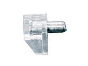 mensoline reggipiano in plastica trasparente - perno in acciaio ø mm.5 cod:ferx.fer209519