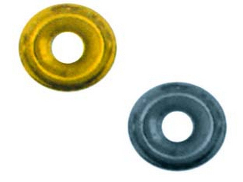 orli sottovite - ø esterno mm.14 - foro ø interno mm.5 ferrro bronzato cod:ferx.fer209656