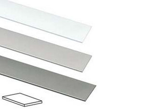 profilo piatto in alluminio - mm.20 mt.2 bianco  cod:ferx.fer211901