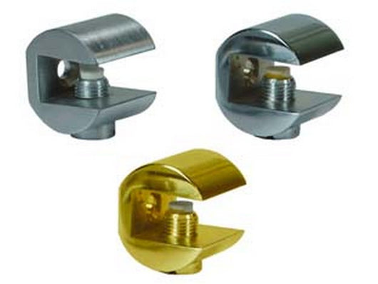 mensole a morsetto fresata - mm.23x23h. cromo lucido cod:ferx.fer212632