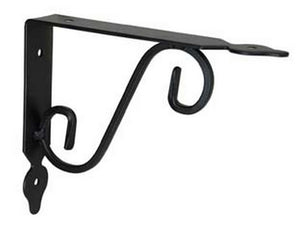mensole ornamentali brackets extra strong nere - mm.300x30x250h. (13"x11") cod:ferx.fer213141