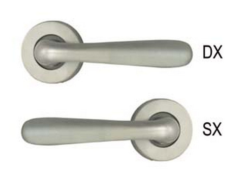 mezza maniglia karol serie 9561 in zama finitura ottone cromo satinato - dx cod:ferx.fer187282