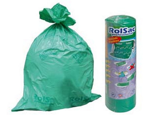 sacco condominiale professionale verde - cm.85x120 in rotolo da pz.20 cod:ferx.fer219211