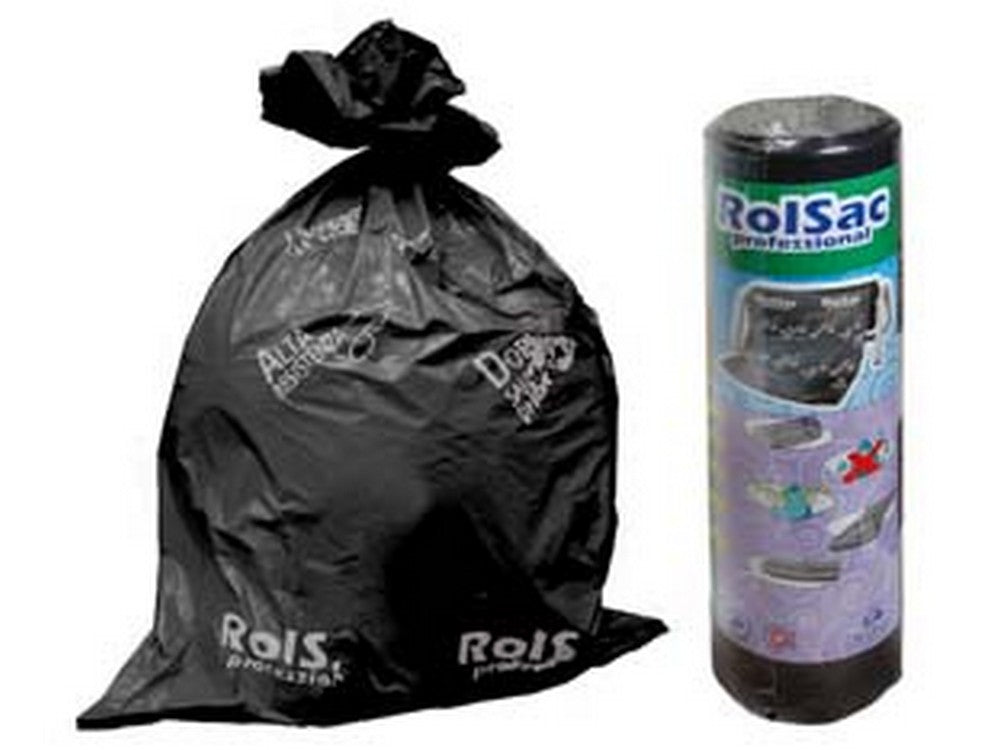 sacco condominiale professionale in rotolo nero - cm.85x120 in rotolo da pz cod:ferx.fer219228