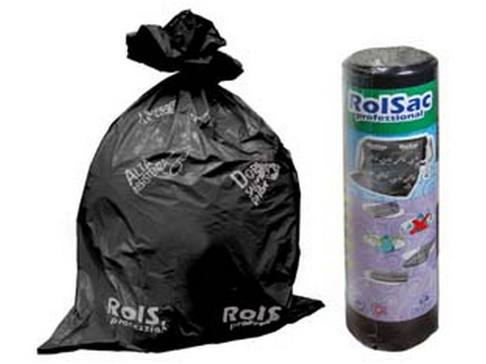 sacco condominiale professionale in rotolo nero - cm.85x120 in rotolo da pz cod:ferx.fer219228