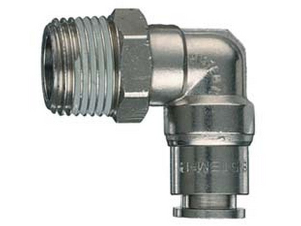 raccordo "l" girevole innesto automatico e filettato maschio conico - attac cod:ferx.fer221771