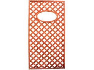 traliccio in legno rettangolare con foro ovale - cm.90x180h. cod:ferx.fer223560