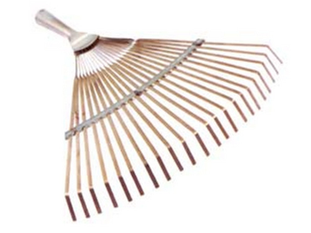 scopa per foglie in metallo fissa - 22 denti cod:ferx.fer223904