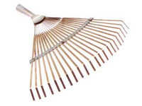 scopa per foglie in metallo fissa - 22 denti cod:ferx.fer223904