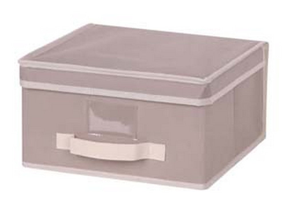 scatola guardaroba "sand" in tnt - cm.30x30x19h. cod:ferx.fer224024