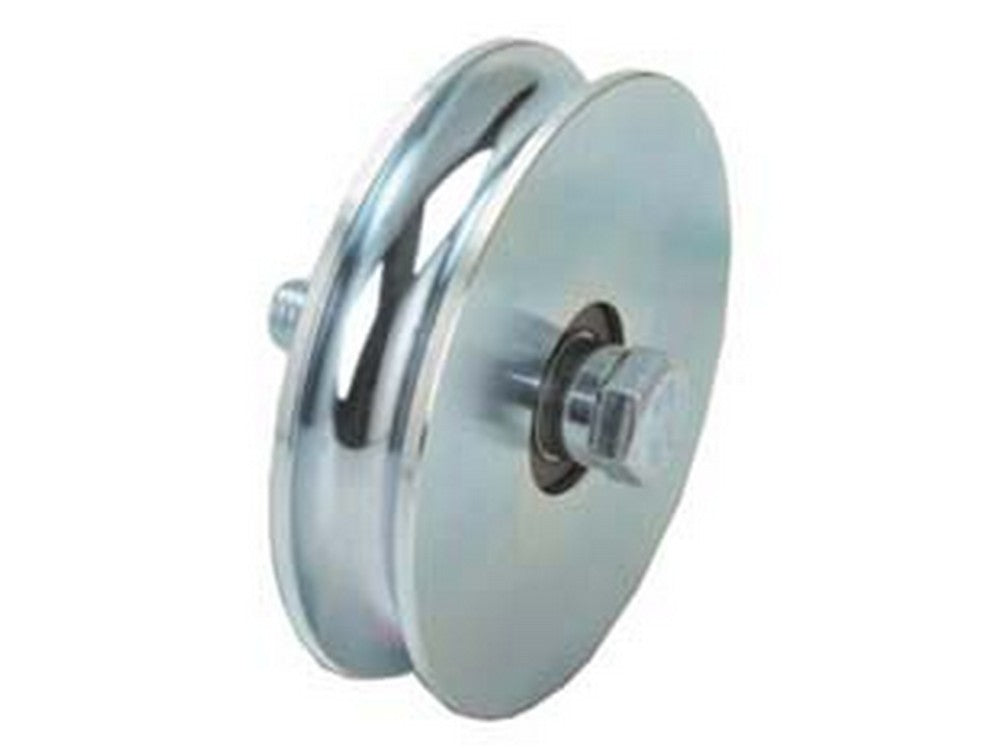 ruota cancelli gola tonda con 2 cuscinetti a sfera art.405 - ? mm.140x32 - portata kg.550 cod:ferx.fer224208