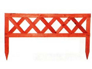 steccato in legno traliccio stretto - cm.90x50h. cod:ferx.fer224475