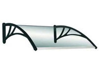 pensilina in policarbonato trasparente - cm.100x80x23h. cod:ferx.fer226240