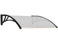 pensilina in policarbonato alveolare trasparente - cm.120x100x28h. cod:ferx.fer226301