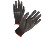 guanto da lavoro poliestere con palmo ricoperto in poliuretano nero - tg.11 cod:ferx.fer244404