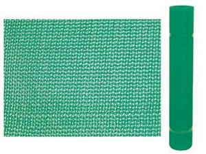 rete per ponteggi verde in plastica con asole - mt.1,80h. in rotoli da mt.10 (mq.18) cod:ferx.fer430807