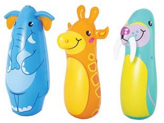 sempreimpiedi gonfiabili "punching ball safari" + 3 anni - cm.89h. - peso kg.0.280 (art.52152) cod:ferx.fer231718