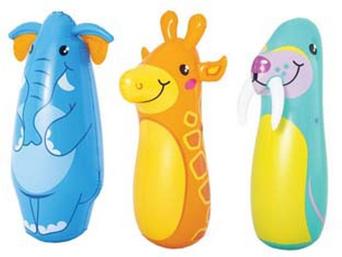 sempreimpiedi gonfiabili "punching ball safari" + 3 anni - cm.89h. - peso kg.0.280 (art.52152) cod:ferx.fer231718