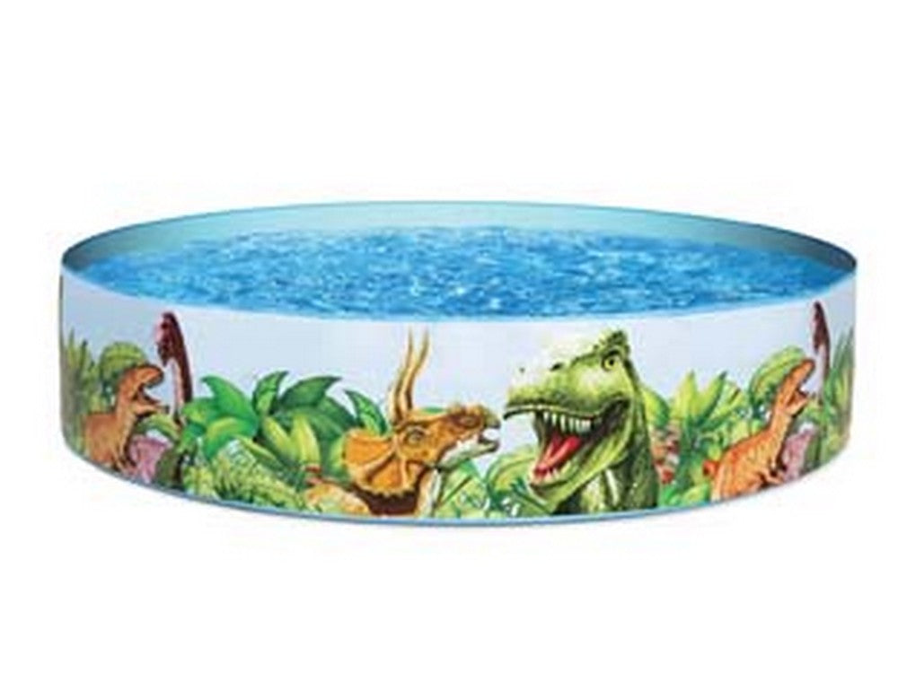 piscina tonda rigida "dinosauri" +2 anni - ? cm.183x38h. - peso kg.2,23 (art.55022) cod:ferx.fer231763