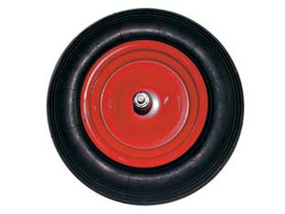 ruota per carriola pneumatica perno mm.12x260 - perno mm.12x260, interasse mm.190 cod:ferx.fer233507