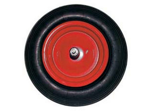 ruota per carriola pneumatica perno mm.12x260 - perno mm.12x260, interasse mm.190 cod:ferx.fer233507