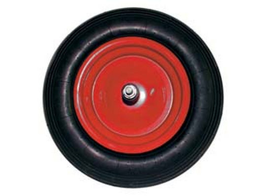 ruota per carriola pneumatica perno mm.12x260 - perno mm.12x260, interasse mm.190 cod:ferx.fer233507