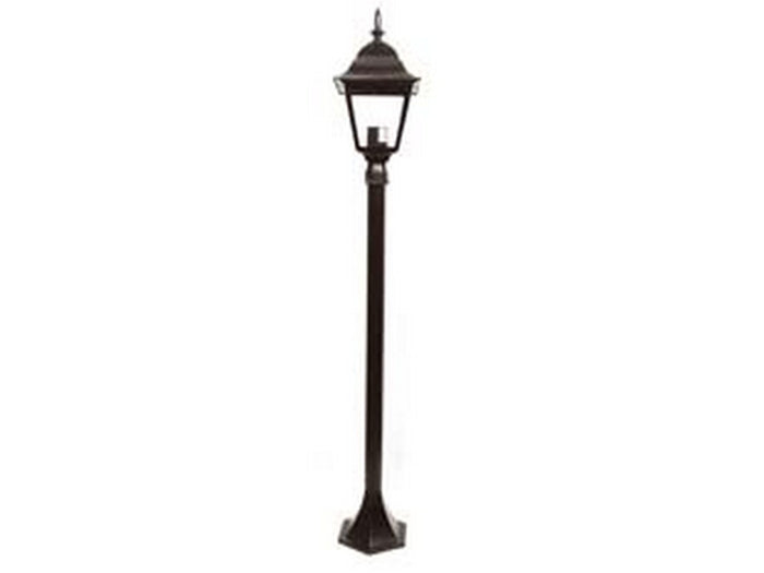 lampioncino su palo modello new york - 100w ip44 cm.120h. colore nero cod:ferx.fer234337