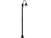 lampione su palo modello parigi - 100w ip44 cm.230h. colore nero cod:ferx.fer234429