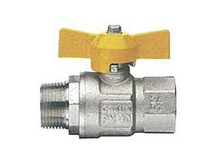 valvola a sfera gas m/f con maniglia a t "london" art.069 - mf 1" cod:ferx.fer237673